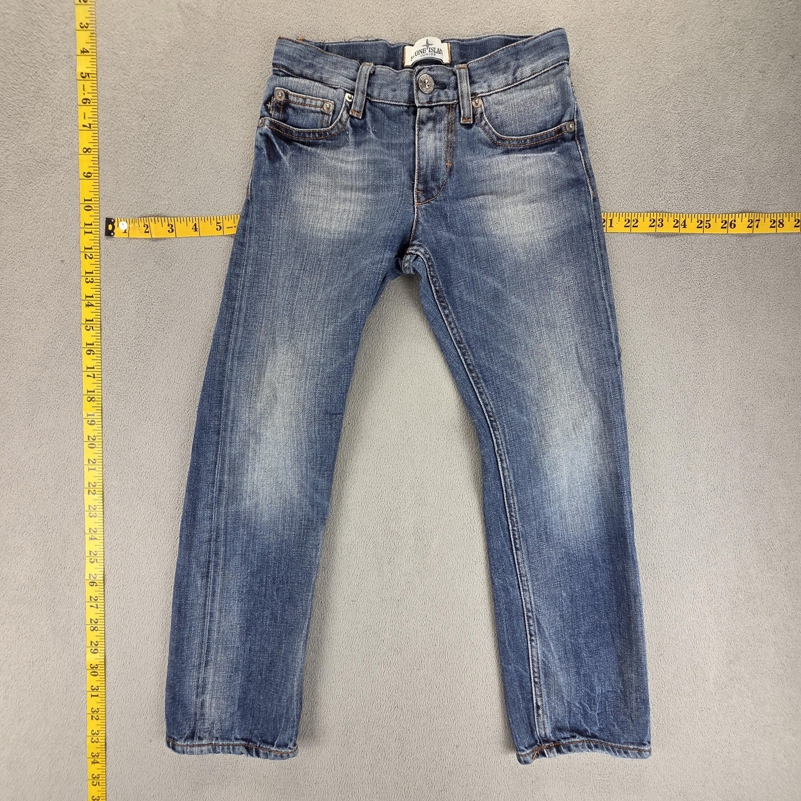 Stone Island Jeans Youth 5 Blue Type Sl Slim Straight Denim